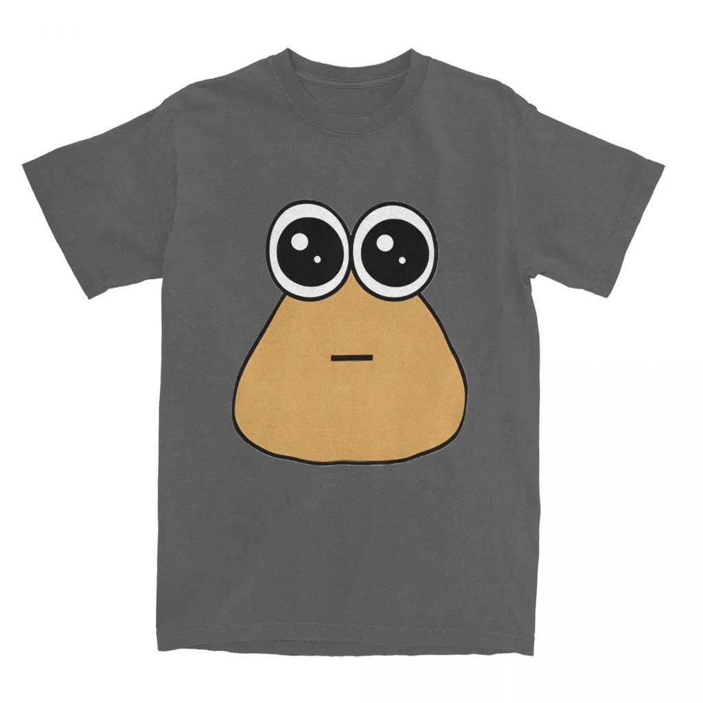 Herren Damen Hungy Pou UWU Mein Haustier Alien T-Shirt Accessoires Vintage Reine Baumwolle Anime Spiel The Maw T-Shirts T-Shirt Kleidung Erwachsene