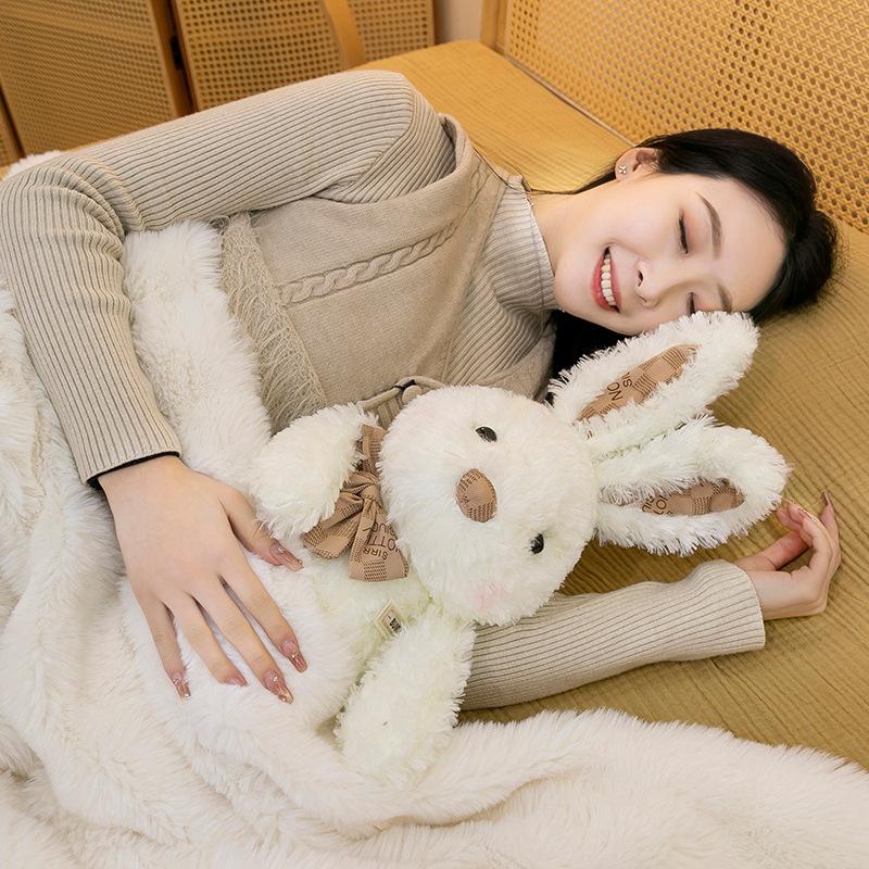 New Cute Little Rabbit Plush Toy Soothing Rabbit Doll Accompanying Doll Rabbit Children's Birthday Gift