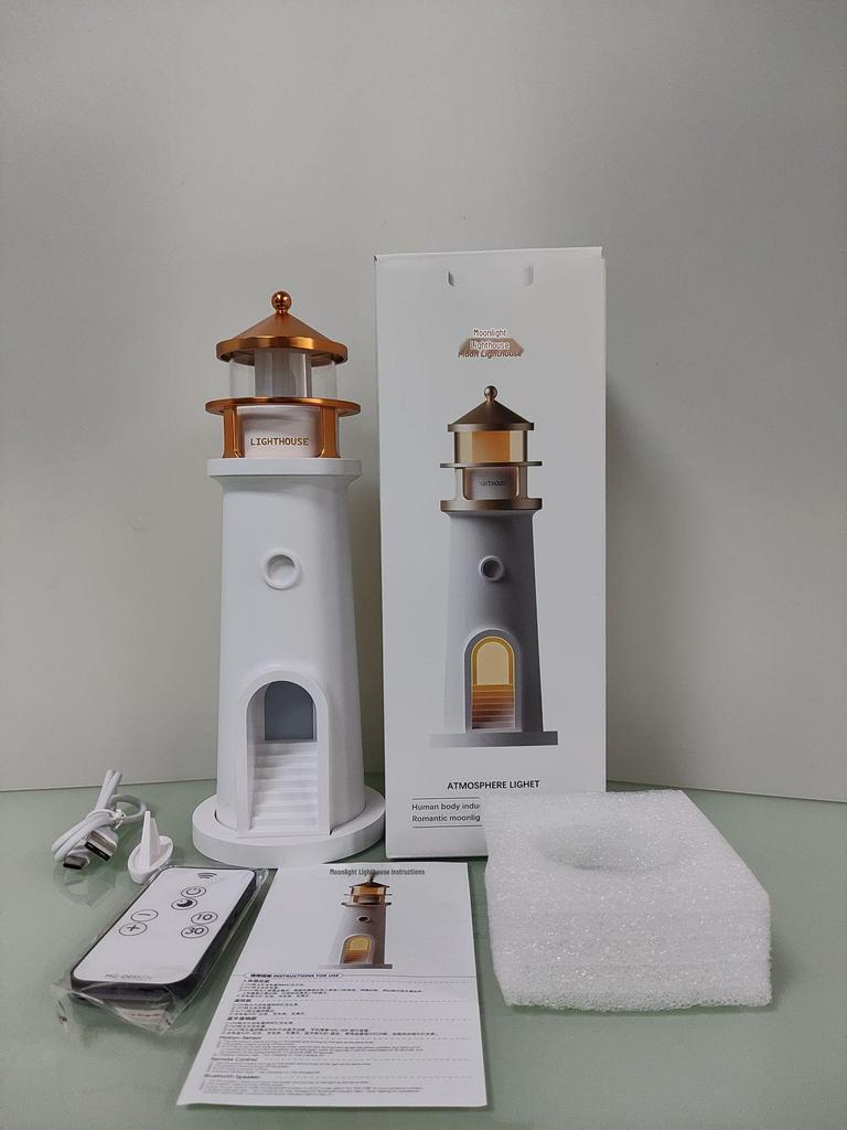 Mondlicht-Leuchtturm-Projektor: Nachtlicht für Schlafzimmer & Bluetooth-Lautsprecher Ornament, Perfektes Geburtstagsgeschenk.