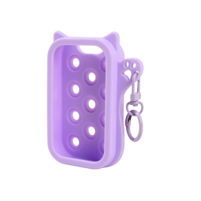 Universal Silicone Sleeve for Power Mist & Glow Mist Bottles Quick Install with Portable Hook Design Easy To Carry