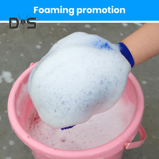 1 Pair Chenille Microfiber Car Wash Mitt Scratch Lint Free Double sided Cleaning Strong Water Absorption Thickened Car Wash Gloves