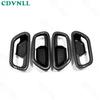 Inner Door Handle Bowl Panel Cover For Honda HR-V HRV -2024 ABS Carbon Fiber