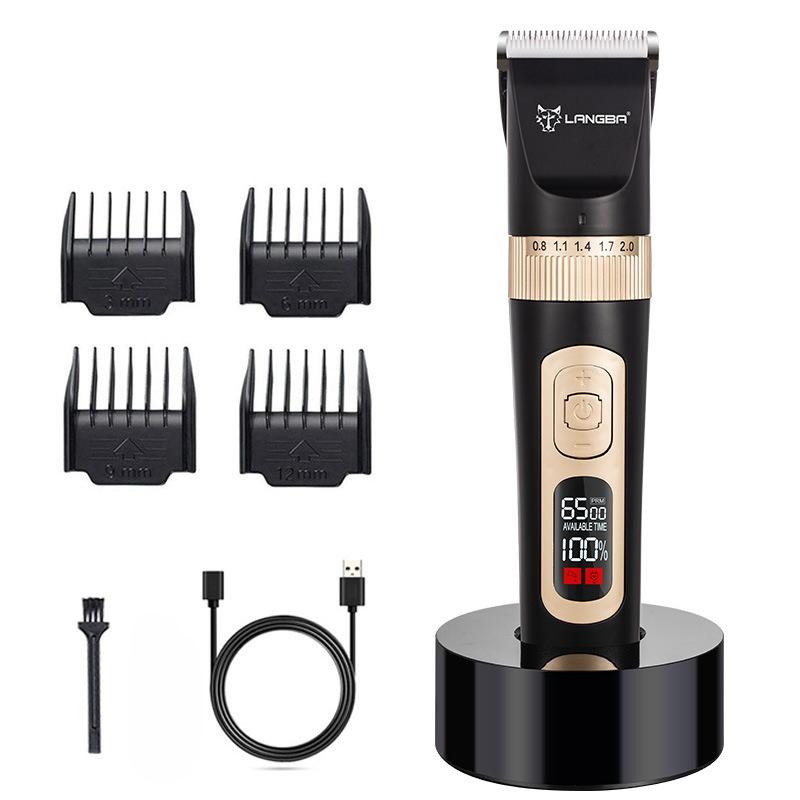 

Перезаряжаемый триммер для шерсти животных Беспроводной машинка для стрижки собак Электрический триммер для домашних животных для собак кошек C95 Charging USB