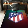Atletico Madrid Muster Teppich, Innen-/Außenmatte, für Picknick, Spielzimmer, Schlafzimmer, Büro, Wohnzimmer, Heimdeko Teppich, Geburtstagsgeschenk