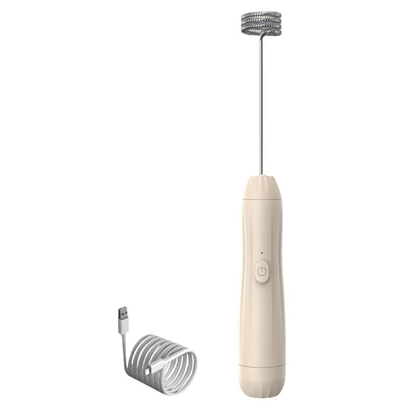 

Electric Handheld Blenders Eggs Beater Rechargeable Milk Frothers Portable Eggs Whisk Drink Making Tool Enduring хаки