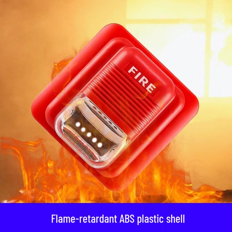 High Decibel Wired Sound & Light Fire Alarm Speaker