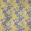 145cm Wide X 95cm Long Premium Double Layer Blue and Yellow Floral Jacquard Fabric