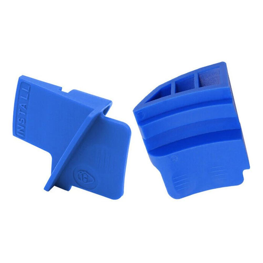 1Pair Car Stretch Belt Remover And Installer Blue Plastic Auto Ribbed Drive Belt Removal Tool Automobile Disassembly Tool Parts