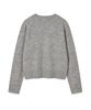 WACKY WILLY Women'S Hairy Lettering Embroidery Pullover Grey