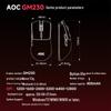 AOC GM230 Tri-Mode Wireless Gaming Mouse
