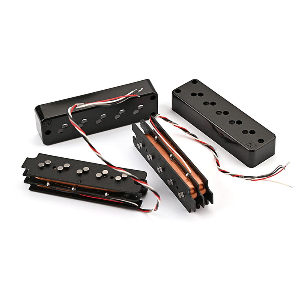 Electric Guitar Pickup 5-string Prewired Pickup Bass Pickup Replacement Electric Guitar Repair Accessories