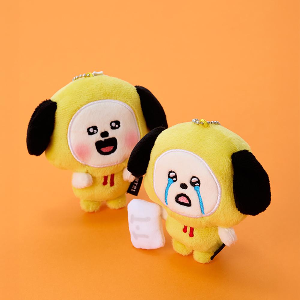 BT21 CHIMMY Today's Mood Fluttering Plush Doll Keychain