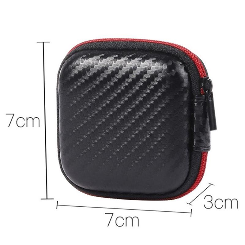 Kopfhörerkabel Organizer Box Tragebar Reise Reißverschluss Aufbewahrungsetui Tasche