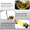 350/500ML Glass Tea Brewing Double-layer Separation Tea Water Cup with Portable Handle Leak Proof Travel Cup Does Not ContainBPA