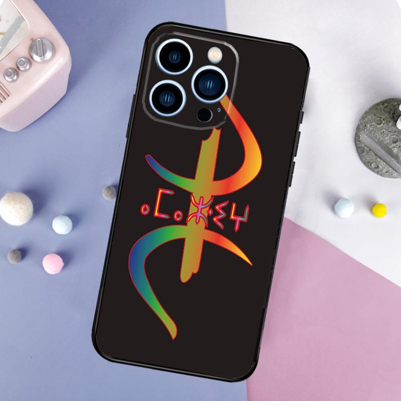 Amazigh Berber Symbol Case For iPhone 16 15 14 Pro 11 12 13 Pro Max XS X XR Plus 12 13 Mini Soft Cover