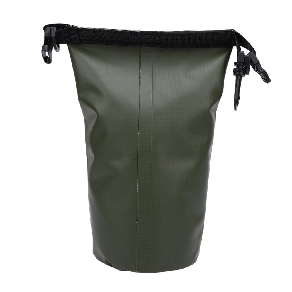 Bolsa de Armazenamento Externa de Nylon Bolsa de Acampamento para Mochila de Caminhada Mochilão Portátil Leve Capacidade de 2L Verde