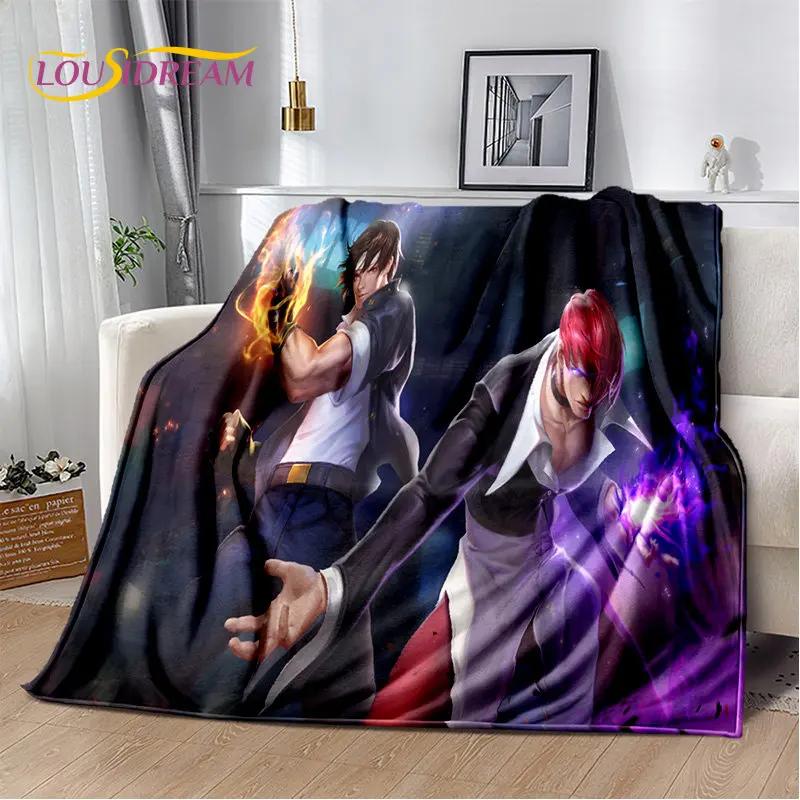 King of Fighters Retro Game Gamer Soft Plush Blanket,Flannel Blanket Throw Blanket for Living Room Bedroom Bed Sofa Picnic Cover