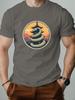 Men's T-Shirt 100% Cotton Cartoon Animal Snake Print Summer Oversized Round Neck Breathable Casual Short Sleeve Fashion T Shirt