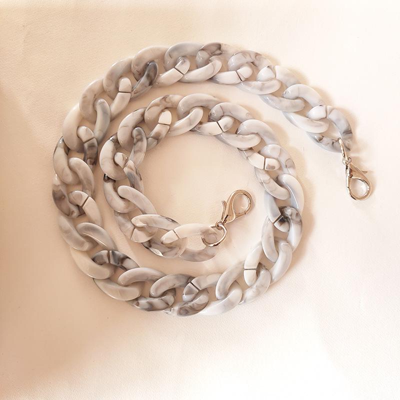 Acrylic Resin Chain Strap for Vintage Shoulder Handbags