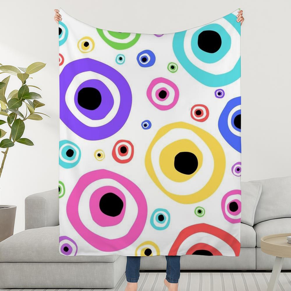 Blanket Eye Throw Super Evil Cosy Plush Living Room Color Sofa Couch Childish Birthday Gifts 30x40in