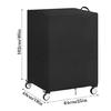 Professional AV Cart Equipment Cover 25x19x40Inch Waterproof Trolley Dustproof Cover for Offices Equipment Management