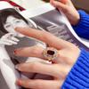 Luxurious Pigeon Blood Ruby Ring: Openable Design for Women, Internet Celebrity Style