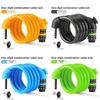 Bicycle Lock With Password Code Secure Steel Cable For Mountain Bike And City Commute