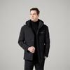 Men's Cold-Proof Hooded Down Jacket 2025: Thick Warm Casual Outerwear for Young & Middle-Aged Men