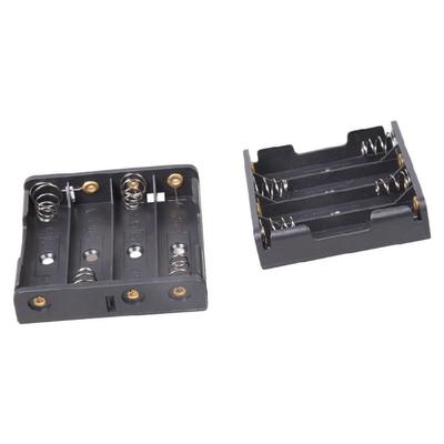 Heavy Duty 2A Battery Holder With Solderable Contacts Plastic Metal Hybrids Construction For Prolonged Use