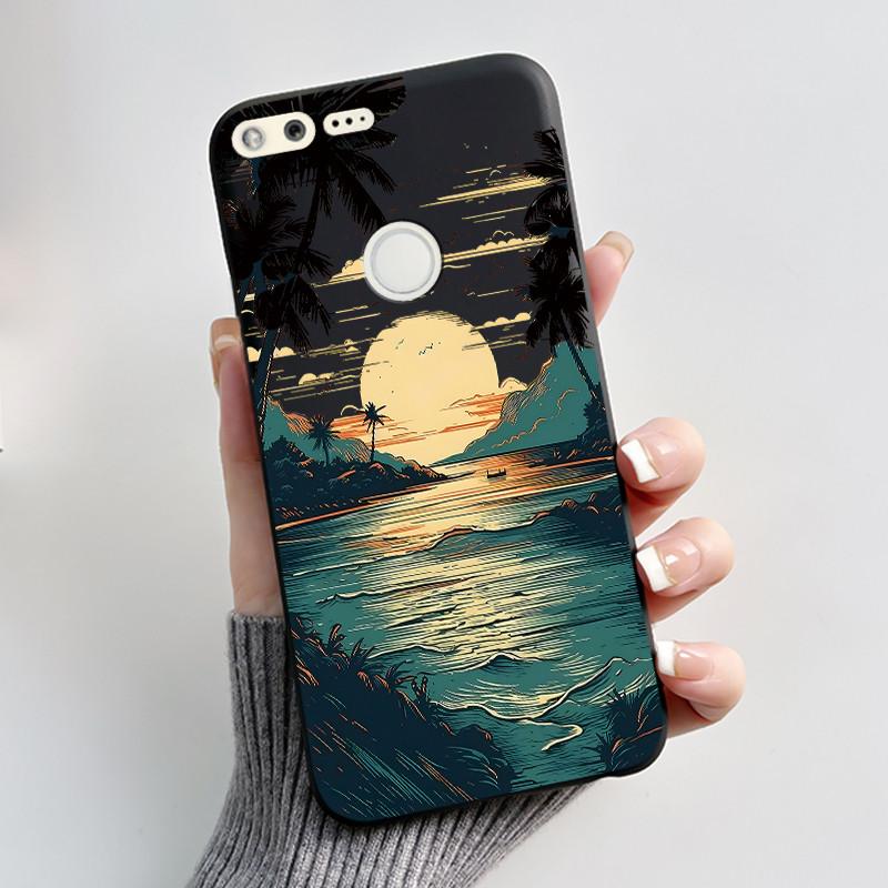 Luxury Cute Love Rabbit Cartoon Funny Case For Google Pixel XL Pixel1 1 XL Black Silicone Soft Phone Case Protective Back Cover
