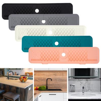 Covoraș de scurgere pentru robinet din silicon pentru chiuvetă de bucătărie Covoraș de uscare pentru blat de bucătărie Burete de baie săpun