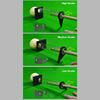 Billiard Stroke Trainer Acrylic Transparent Pipe and 2 Adjusters Pool Aiming Practice Tool for High Medium Low Strokes