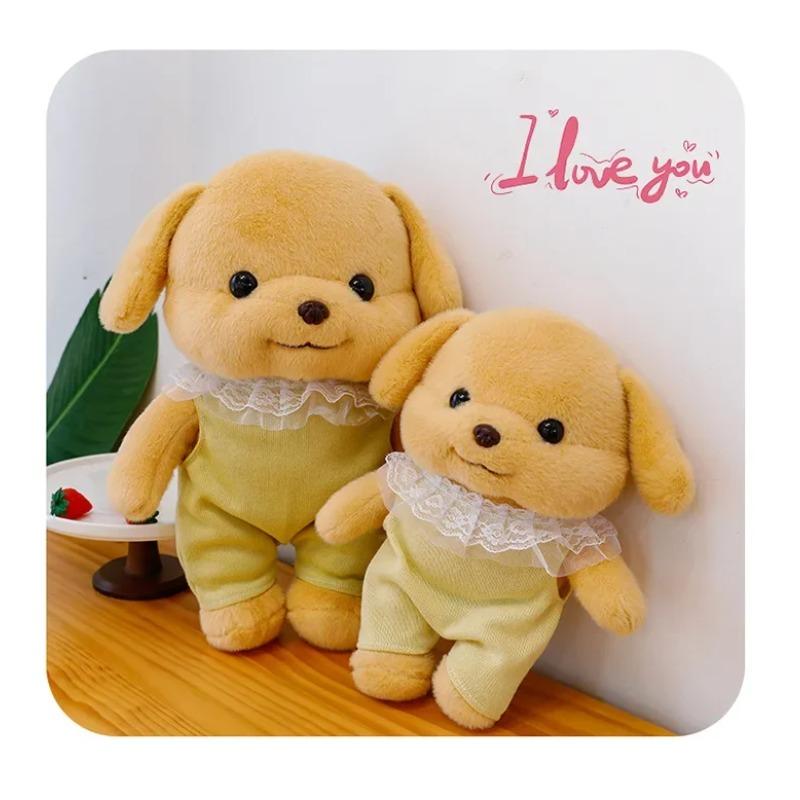 Pudl Lesní zvíře Plyšová hračka Roztomilá Anime Plněné plyšové hračky Kawaii Psí panenky Vánoční dárek Měkké štěně Mazlíček Domácí dekorace na pohovku