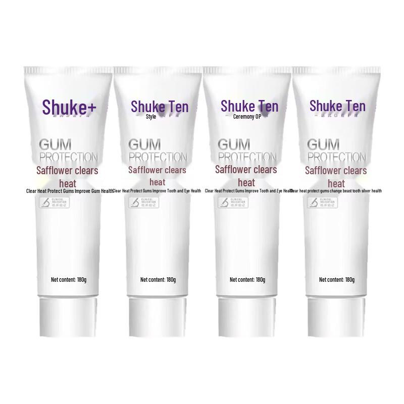 Shuke Safflower Heat-Clearing Toothpaste (4-Pack)