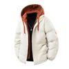 Men Parkas Thick Warm Winter Jacket Hooded Quilted Jacket Loose Fashion Casual Cotton-Padded Puffer Coat Autumn Winter Outwear