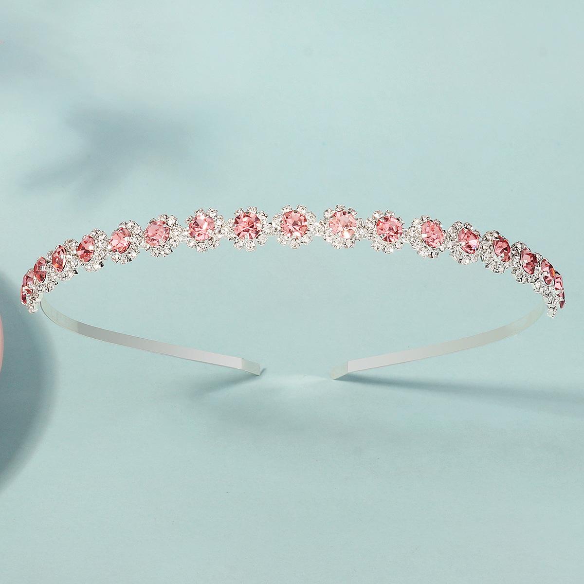 

Знаменитая зеленая хрустальная шпилька для волос, простой цветок со стразами, прессованный обруч для волос, ретро, повседневные аксессуары для волос в Интернете