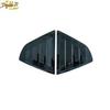 For Toyota Camry 2018- Bright Black Rear Window Louver Cover Side Vent New