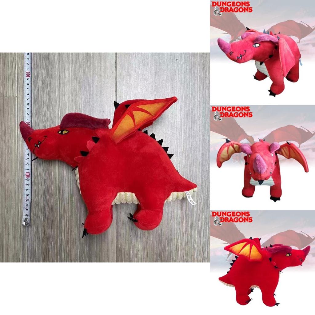 Red Dragon Plush Toy From Dungeons Dragons Perfect Gift For Fans!