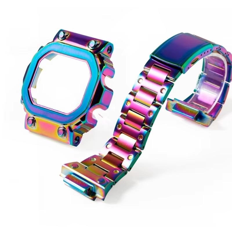 Kit di Modifica Orologio GX-56BB Big G Per Casio Gx56 GXW-56BB Cassa Metallica Acciaio Inossidabile Cinturino Orologio Braccialetto Accessori