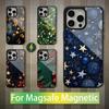Christmas Art Decorations Phone For iPhone 17,12,11,16,15,13,14,Pro,Max,Plus,Mini, For Magsafe,Magnetic Wireless Charging Case