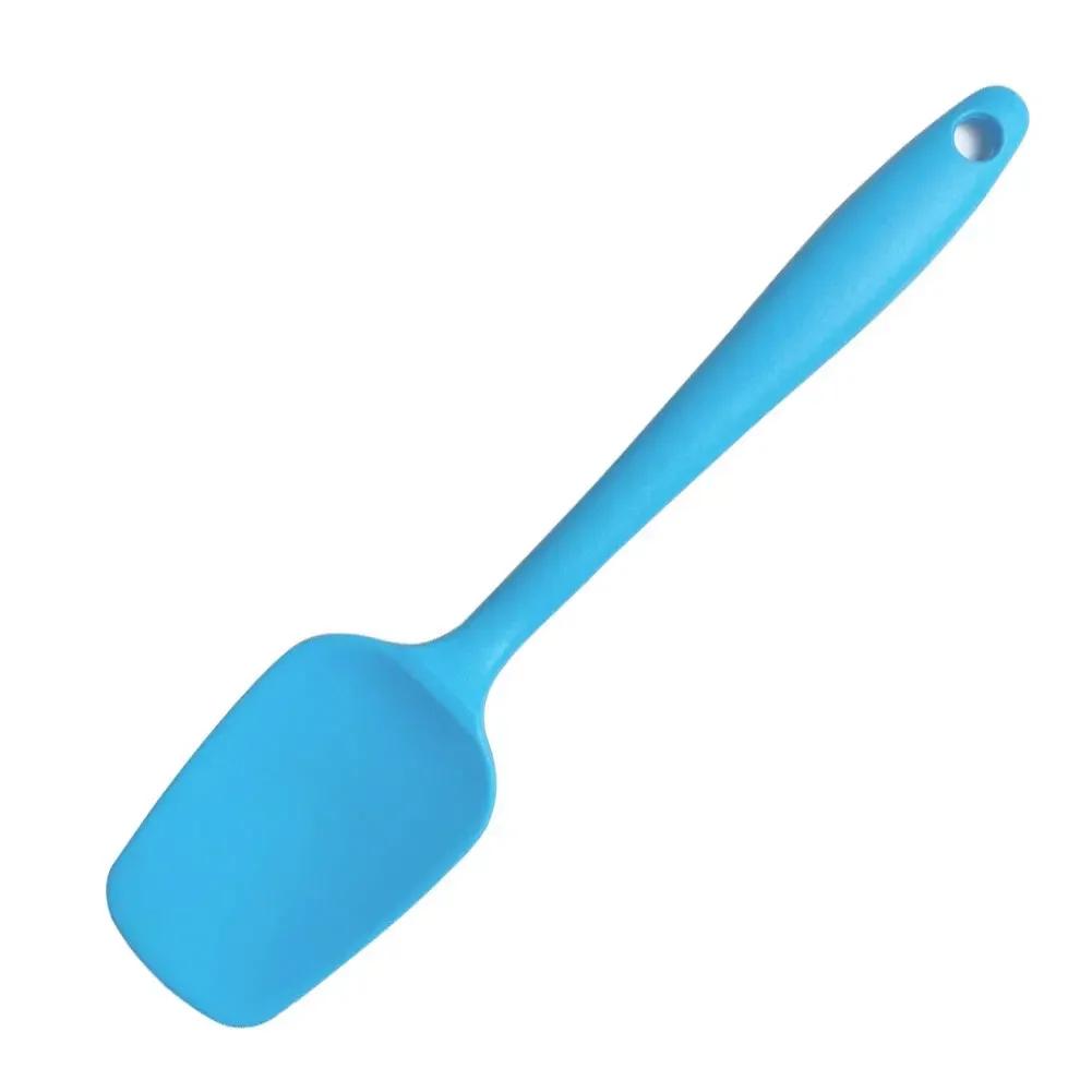 High Temp Resistant Silicone Spatula Cream Scoop Non-stick Kitchen Tool for Baking & Daily Cooking