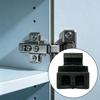 50Pcs Plastic Hinge Stoppers Cabinet Hinge Restrictor 86 Degree Angles Restriction Hinges Clip For Cabinet Doors