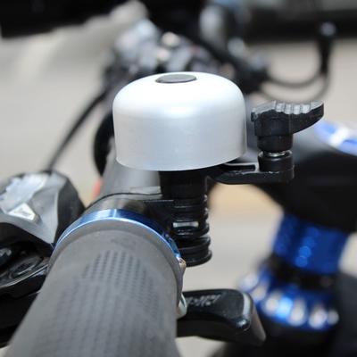 Für Sicherheit Radfahren Fahrrad Lenker Metallring Schwarz Fahrradklingel Horn Sound Alarm
