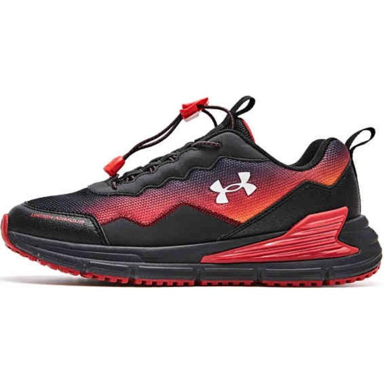 Under Armour Versatile Comfortable Low-Top Kids Running Shoes Kids sneaker Black Red 2518888