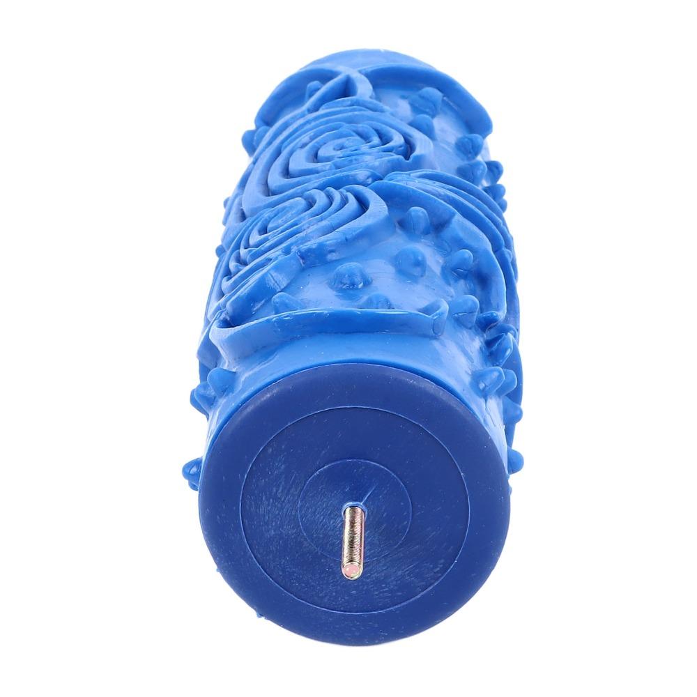 Rubber Pattern Paint Roller Reusable Easy Clean Decorative Paint Roller Soft Texture Texture Roller Home Art Projects