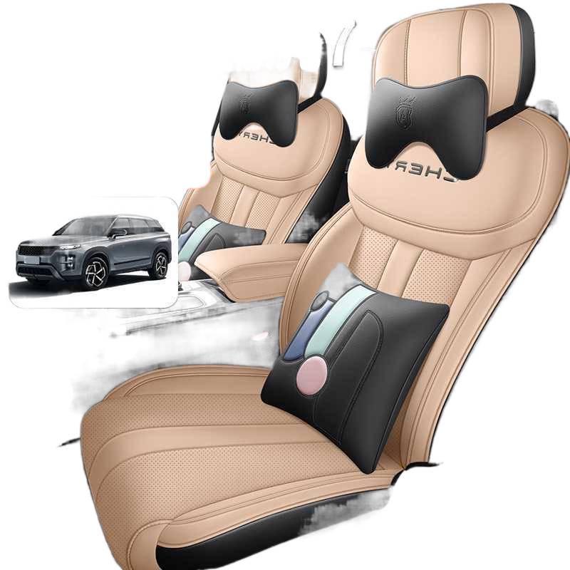 2025-2026 Chery Tiggo 7 7-Seater Full Coverage Car Seat Cover Mat - Four Seasons Usage
