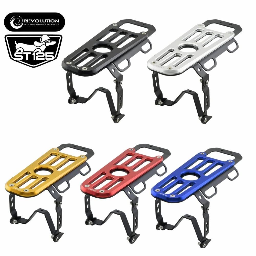 Revolution Honda Dax 125 Center Carrier REVOLUTION Tank Guard 2D CNC JB04 / ST-125DAX / (Red)