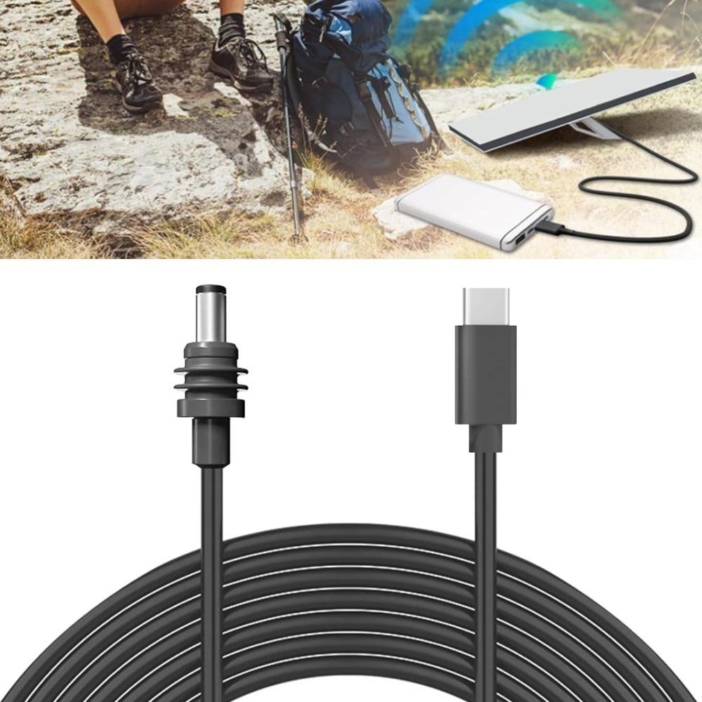 18AWG Type C To DC Power Cable Type C To DC Extension Cable Satellite Use