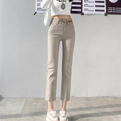New Winter Warm High Waist Elastic Skinny Jean Slim Fit Stretch Ladies Denim Straight Pants Leisure Harajuku Women Jeans