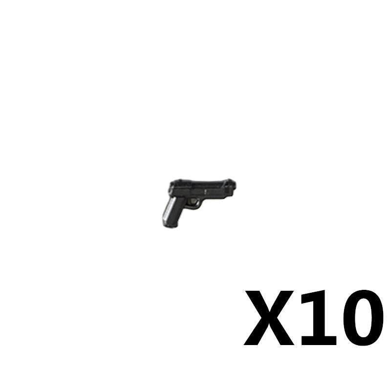 Vojáci Figurky Zbraně Stavebnice Pistole Poposha MP40 Puška AK74 Raketomet Kulka Plamenomet Hračky Dárek T051